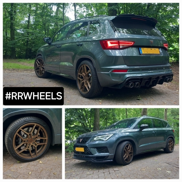 Wij hebben deze hele dikke Cupra ateca voorzien van nieuwe Concaver CVR5 velgen in 19 inch 8J ET35