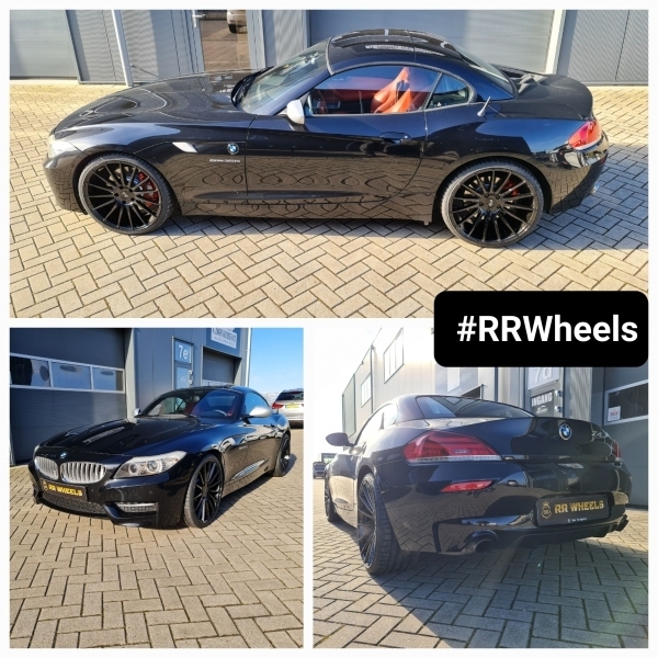 BMW Z4 voorzien van een 20 inch breedset van Niche Road Wheels type Form. In 20 inch 8.5J ET35 en 10J ET 40 inclusief Hankook Evo3 in 235 30 20 en 265 25 20. 