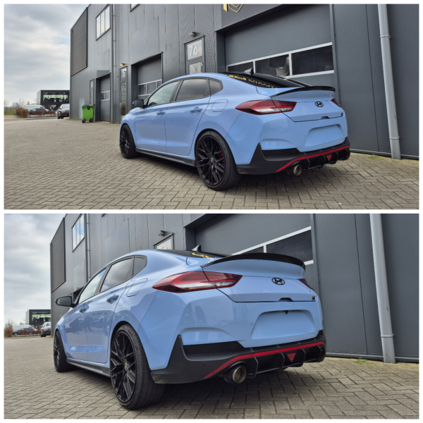 Hyundai I30N Fastback voorzien van Ingo Noak Diffuser