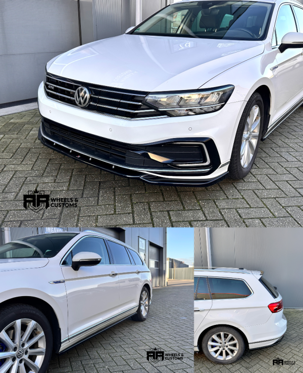 Deze Volkswagen Passat hebben we voorzien van een Maxton Design pakket.  Frontsplitter V.2 Volkswagen Passat R-Line B8 Facelift / Bumperlip Achterste zijsplitters Volkswagen Passat R-Line B8 Facelift / Bumperflappen Sideskirts Diffusers Volkswagen Passat R-Line B8 Facelift / Diffuser Spoiler Extension Volkswagen Passat R-Line B8 + FL