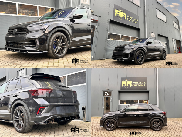 Front Splitter Volkswagen T-Roc R Mk1 / Bumper lipâ  Side Skirts Diffusers Volkswagen T-Roc R / R-Line Mk1 / Side Skirtsâ  Spoiler Cap Volkswagen T-Roc Mk1â  Bumper Flaps ABS VW T-Roc R    ( A1 ) Bj.: 2019-2021â  Diffuser ABS VW T-Roc R    ( A1 ) Bj.: 2019-2021