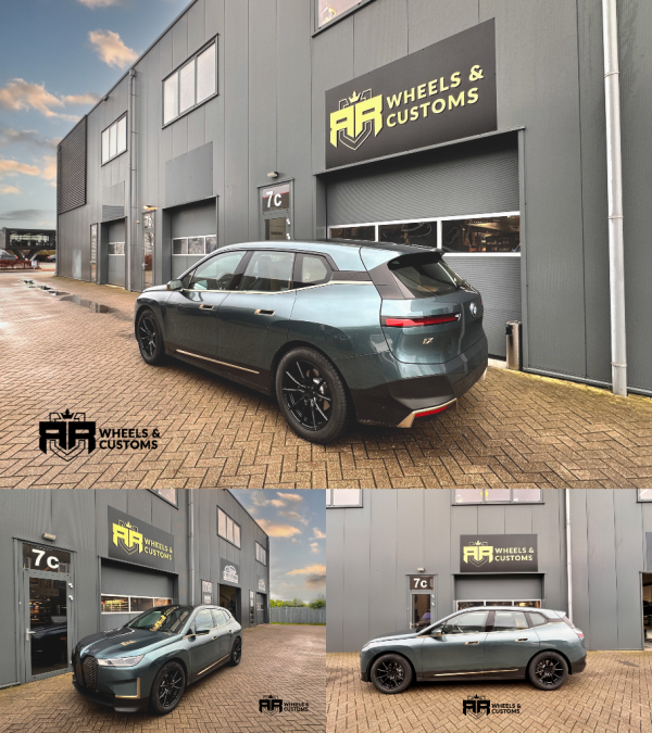 We hebben deze mooie Bmw IX voorzien van nieuwe velgen. Concaver CVR4 20x9 ET25 Platinum Black  Banden: Pirelli 255/55/20 SCORPION WINTER 2 XL