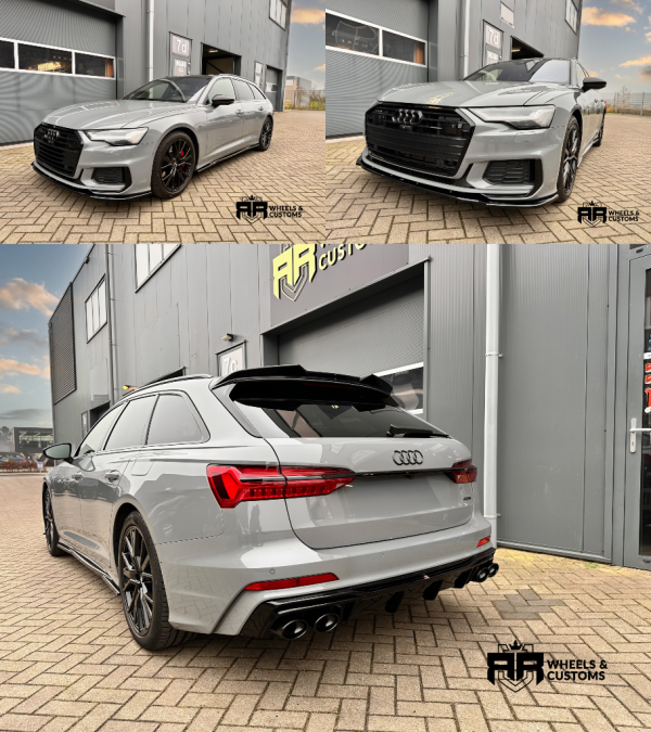 We hebben deze mooie Audi A6 mogen voorzien van nieuwe Maxton Design producten. Front Splitter V.2 Audi A6 S-Line / S6 C8  / Bumper Lip Rear Valance + Exhaust Ends Imitation Black Pipes / Audi S6 / A6 S-Line C8 / Diffuser Side Skirts Diffusers Aud A6 S-Line / S6 C8  Spoiler Cap 3D Audi A6 Avant / A6 Allroad / A6 S-Line Avant / S6 Avant C8 / Spoiler 