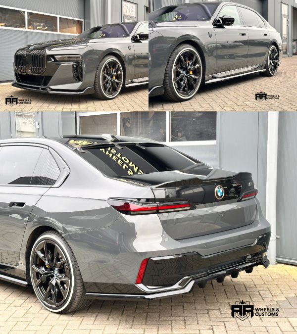 Front Splitter V.2 BMW 7 M-Pack / M760e G70 / Bumper Lipâ  Spoiler Cap 3D BMW 7 M-Pack / M760e G70 / Spoiler The extension of the rear window BMW 7 M-Pack / M760e G70 / Spoiler