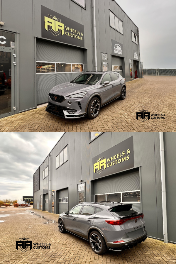 Front Splitter V.4 Cupra Formentor Mk1 Side Skirts Diffusers Cupra Formentor Rear Side Splitters V.3 Cupra Formentor Mk1 Rear Valance V3 + Black Exhaust Ends Imitation Cupra Formentor Mk1 / Diffuser Lower Spoiler Cap 3D Cupra Formentor Mk1 Upper Spoiler Cap 3D Cupra Formentor Mk1