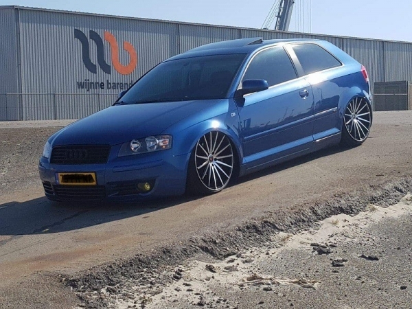 Audi A3 voorzien van 20 inch JF Luxury 8.5J ET40 rondom.