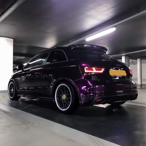 Audi S1 voorzien van 17 inch Exclusive concepts velgen in 5x100 7.5J ET35 rondom.