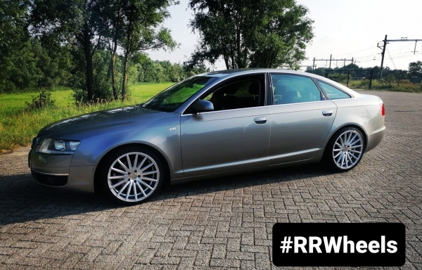 Audi A6 voorzien van 19 inch 5x112 HSR L560 Velgen in 8.5J ET40