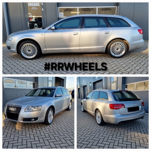 Audi A6 C6 voorzien van nieuwe 18 inch Borbet B wielen in 8J ET45!