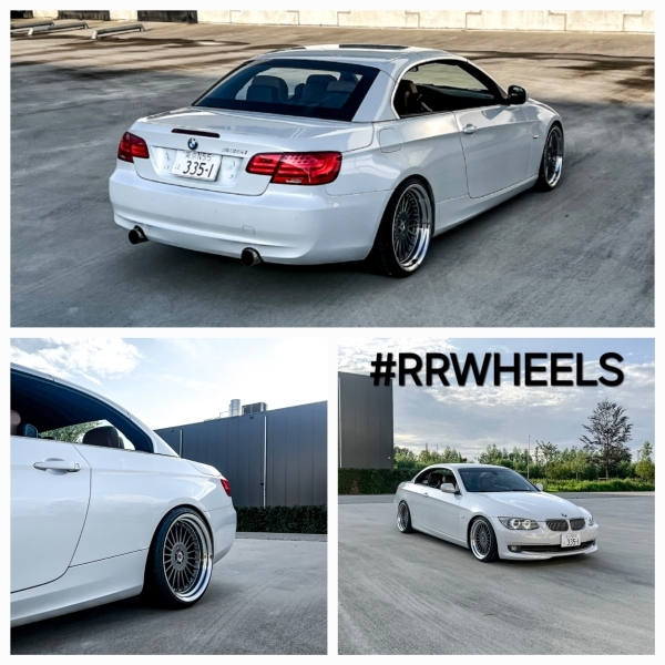 BMW 3 Serie E93 Cabriolet hebben wij voorzien van een breedset van YKW Wheels. Type Y9670 Alpina-stijl in 19 inch 5x120 8.5J ET25 en 10J ET20! I.c.m. bandenmaat 215 35 19 en 245 30 19!