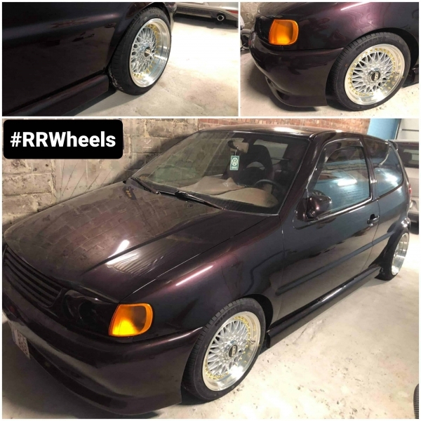 Volkswagen Polo MK3 uitgerust met deze 15 inch Breedset van ZR Wheels KS031 in de maten 7J & 8J ET30 & 20