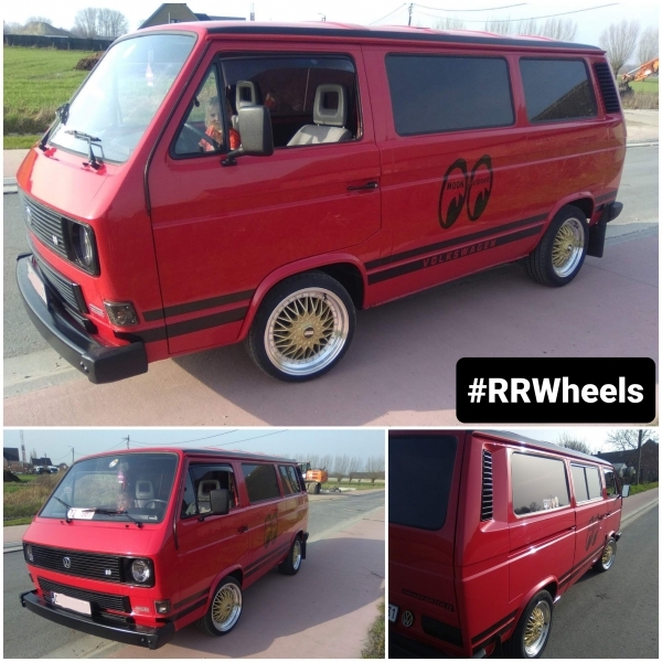 Volkswagen Transport T3 uitgerust met 17 inch RSW Wielen - 5x112 7.5J ET35!