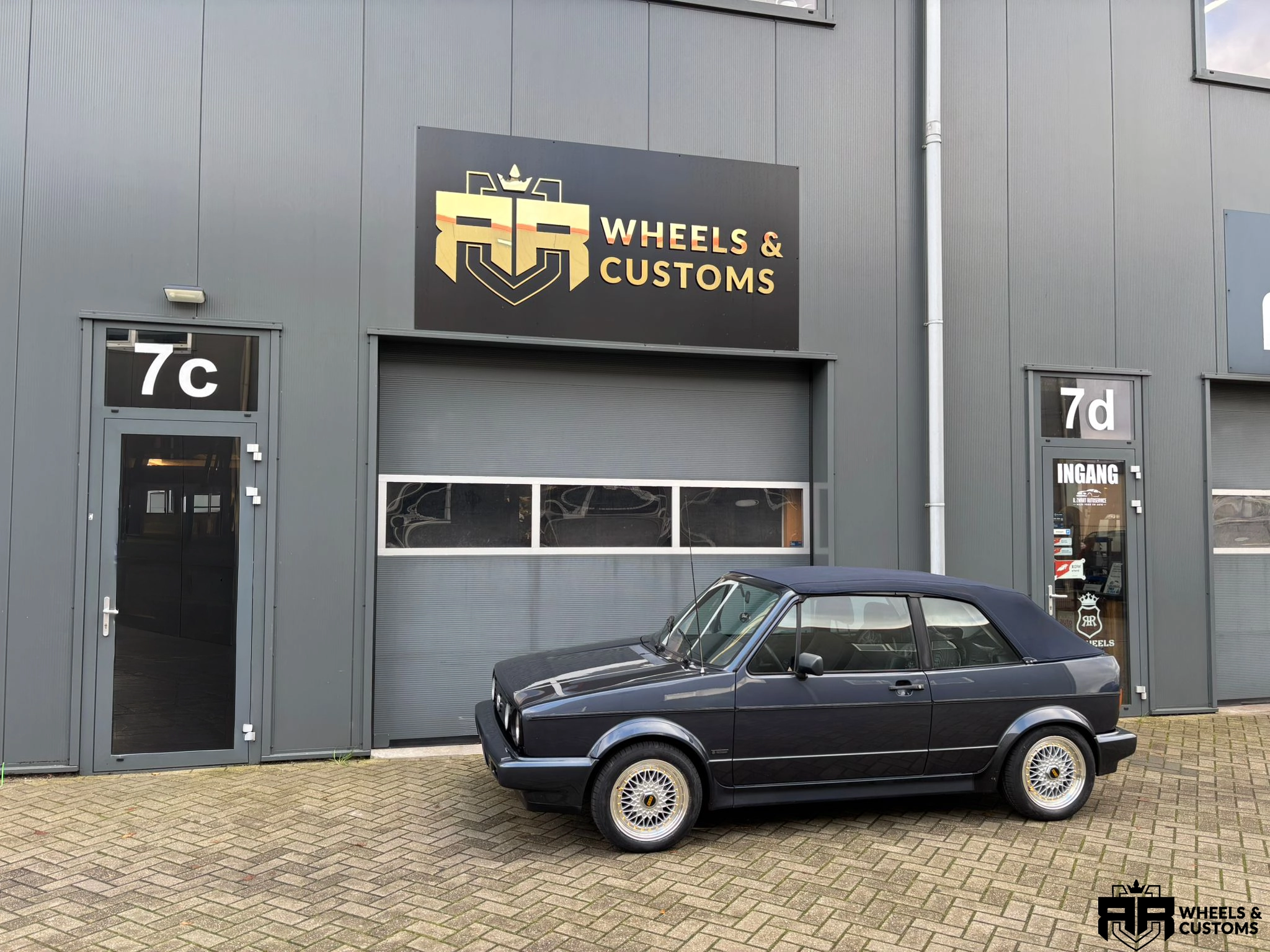 Volkswagen Golf 1 Cabrio - JF Luxury REW032 - Silver Polished